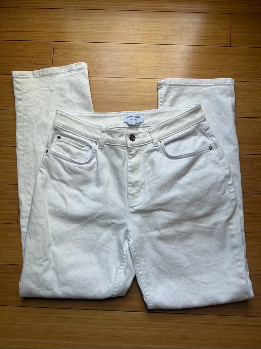 kate spade White Jeans